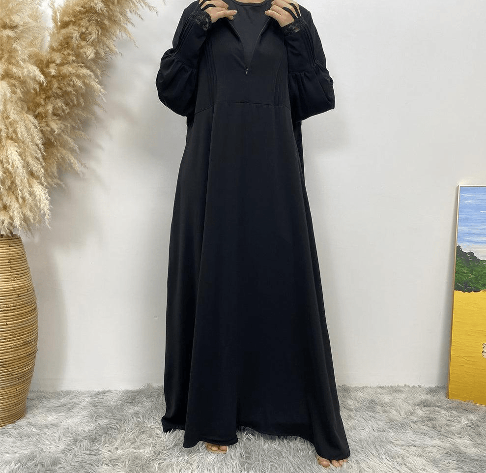 
                  
                    Lace Khimar & Abaya - Set - Amaanah Modesty
                  
                