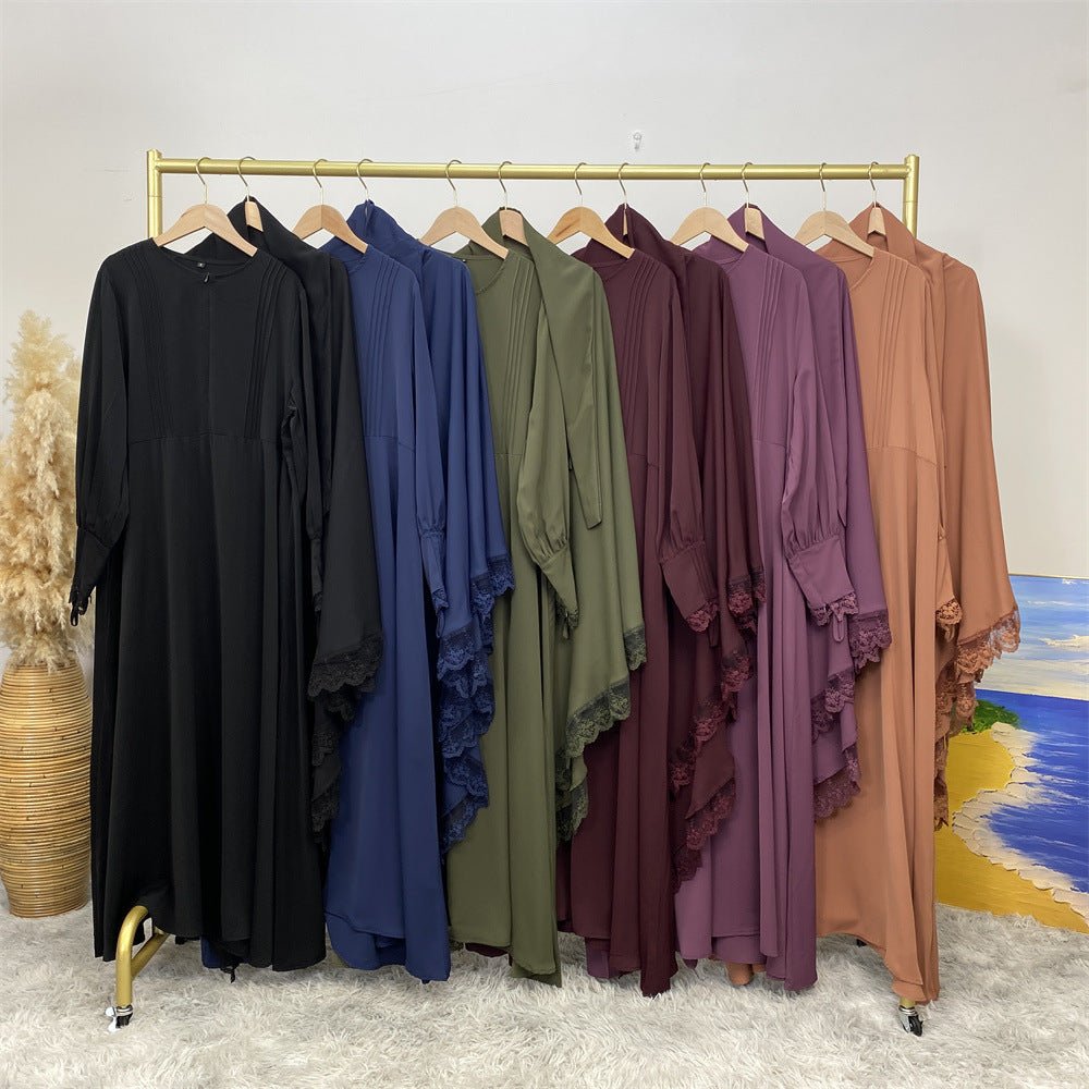 
                  
                    Lace Khimar & Abaya - Set - Amaanah Modesty
                  
                