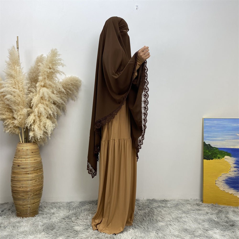 
                  
                    Lace Khimar & Abaya - Set - Amaanah Modesty
                  
                