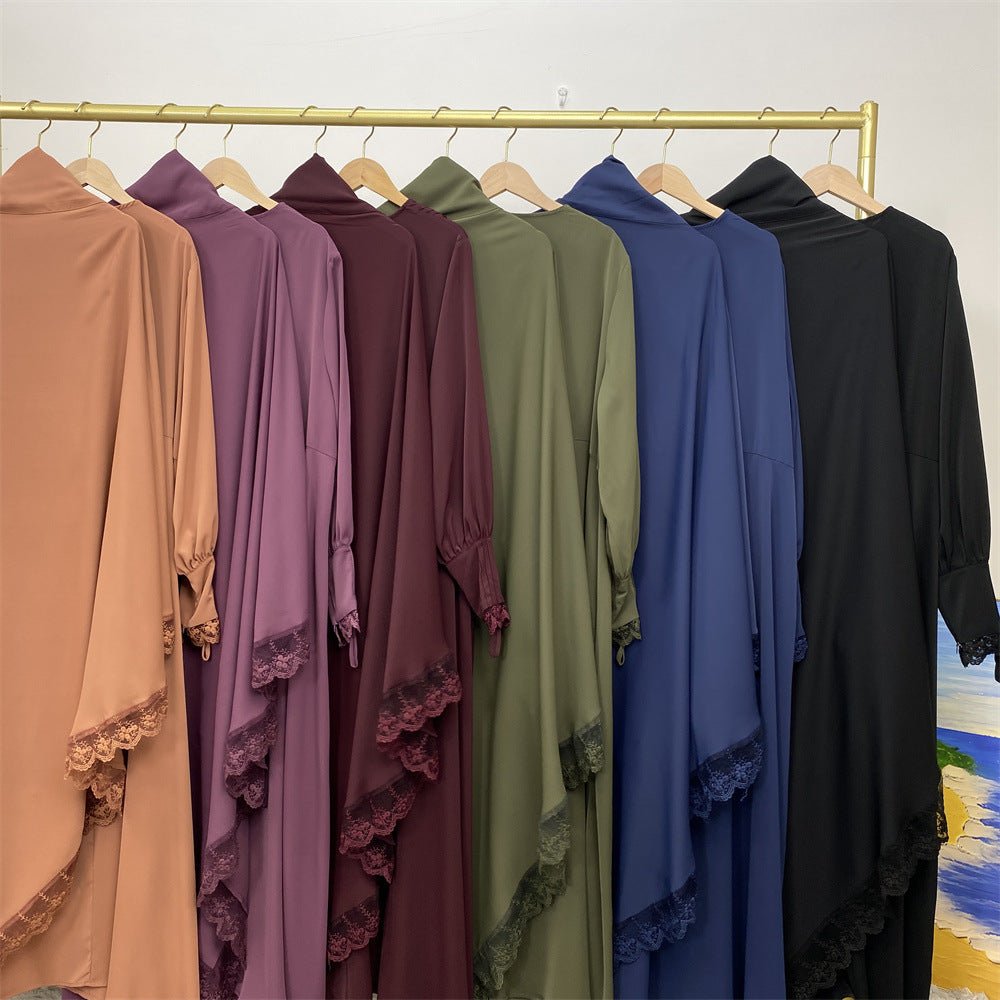 
                  
                    Lace Khimar & Abaya - Set - Amaanah Modesty
                  
                