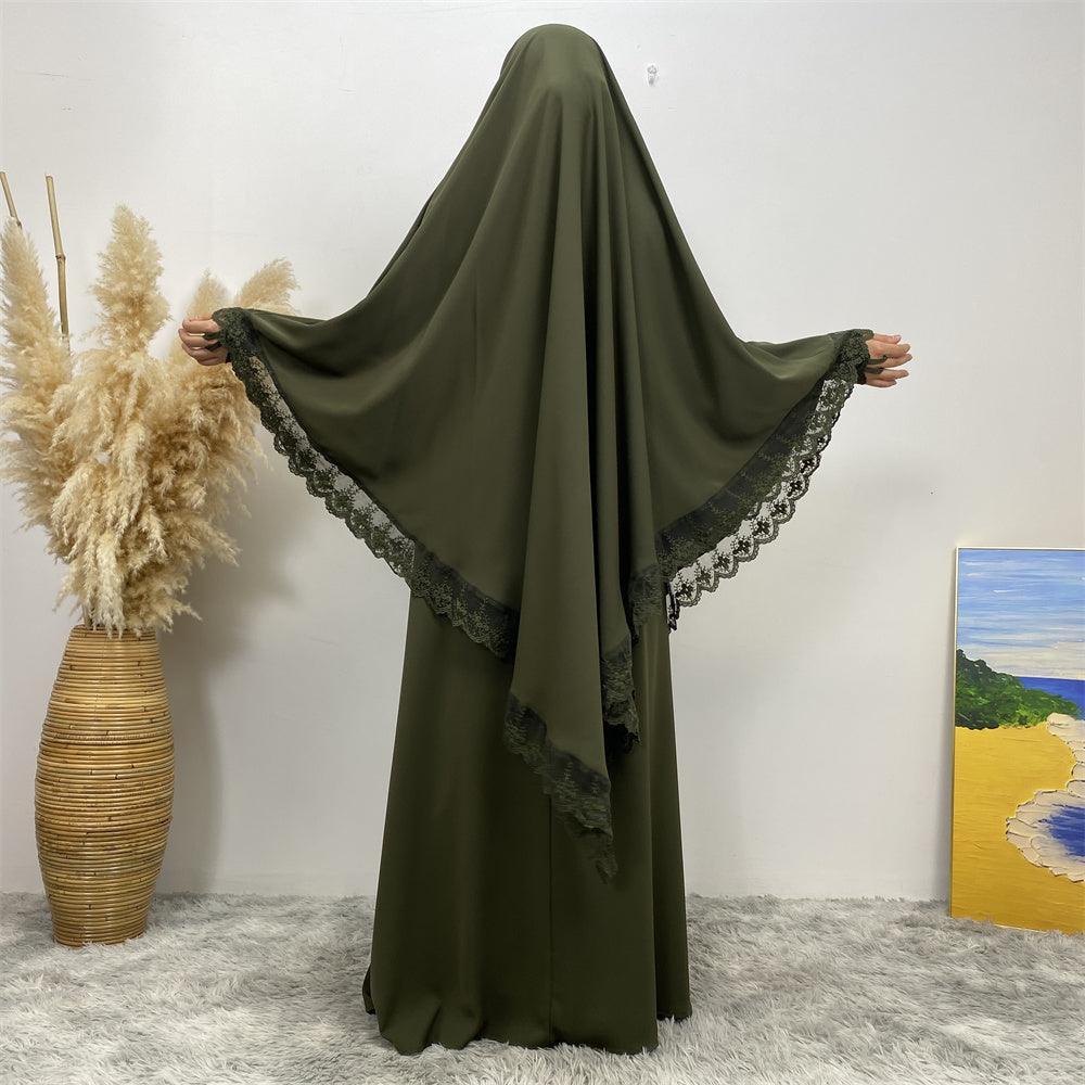 
                  
                    Lace Khimar & Abaya - Set - Amaanah Modesty
                  
                