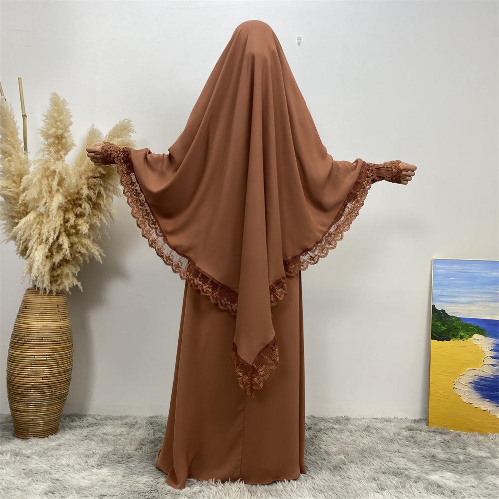 
                  
                    Lace Khimar & Abaya - Set - Amaanah Modesty
                  
                