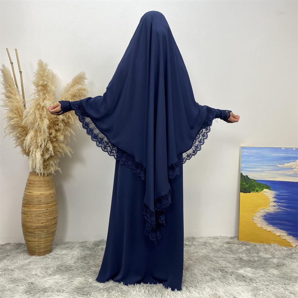 
                  
                    Lace Khimar & Abaya - Set - Amaanah Modesty
                  
                