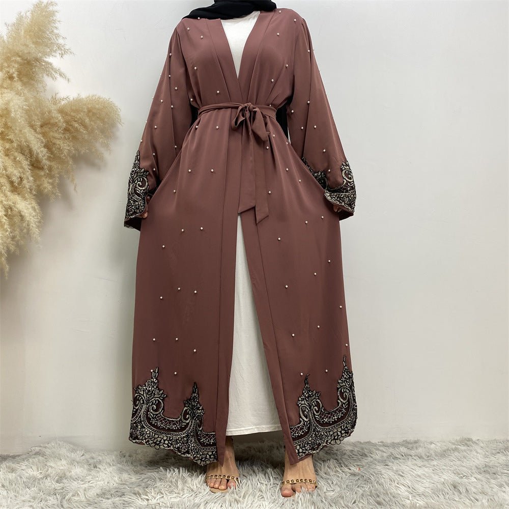 
                  
                    Lace Pearls Kimono - Amaanah Modesty
                  
                