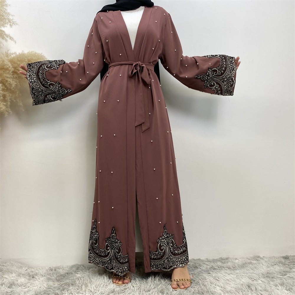
                  
                    Lace Pearls Kimono - Amaanah Modesty
                  
                
