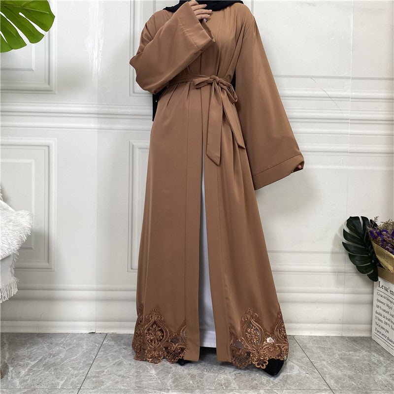 Lace Simple Kimono - Amaanah Modesty