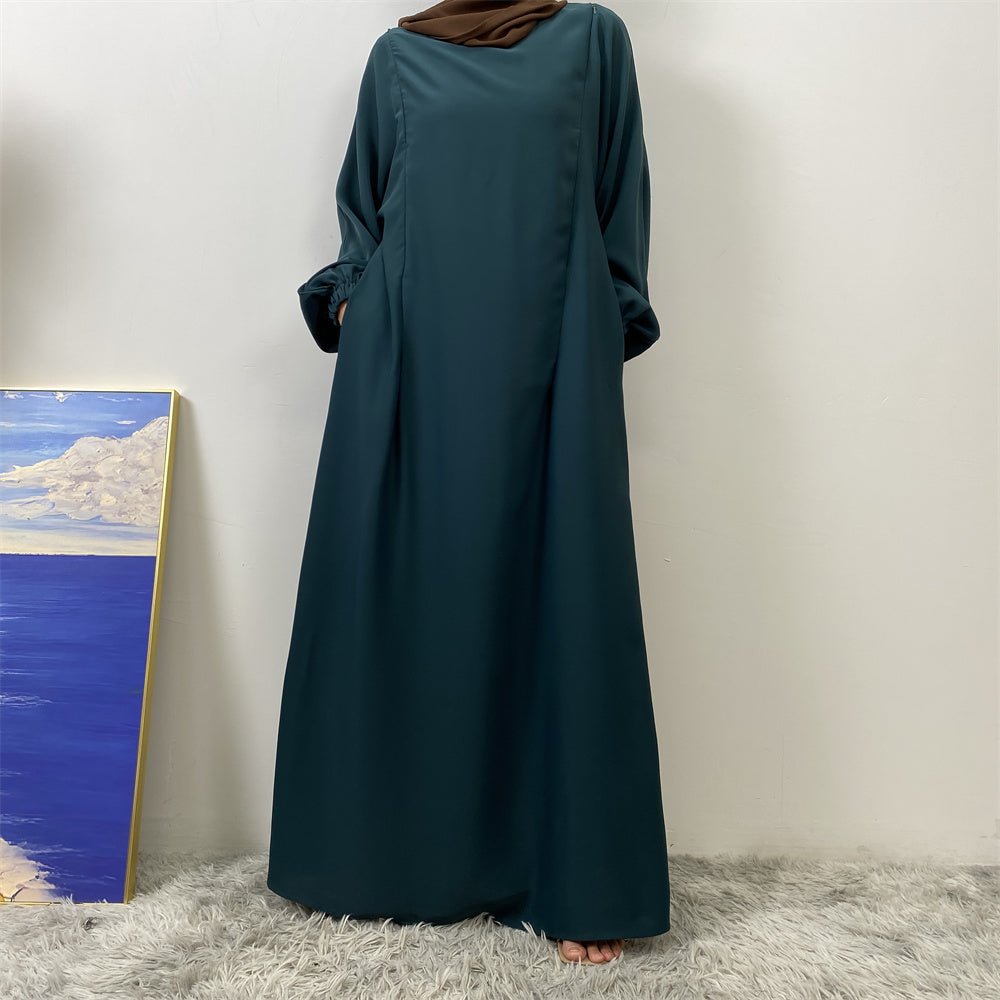 
                  
                    Lamya Simple Soft Abaya - Amaanah Modesty
                  
                