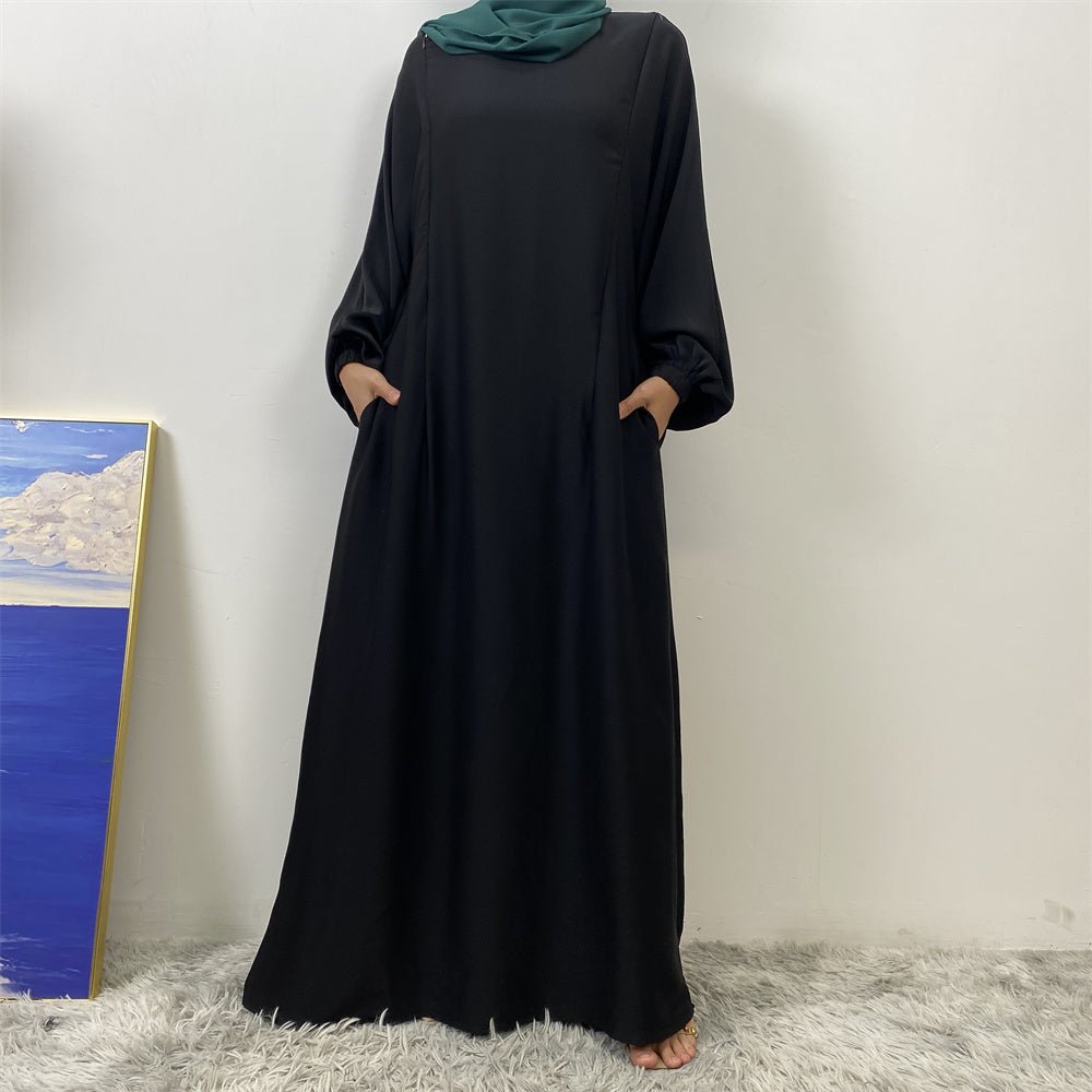 Lamya Simple Soft Abaya - Amaanah Modesty