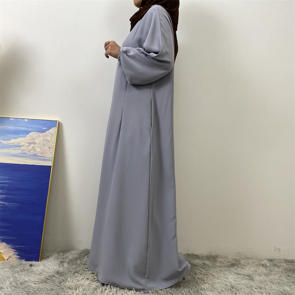 
                  
                    Lamya Simple Soft Abaya - Amaanah Modesty
                  
                