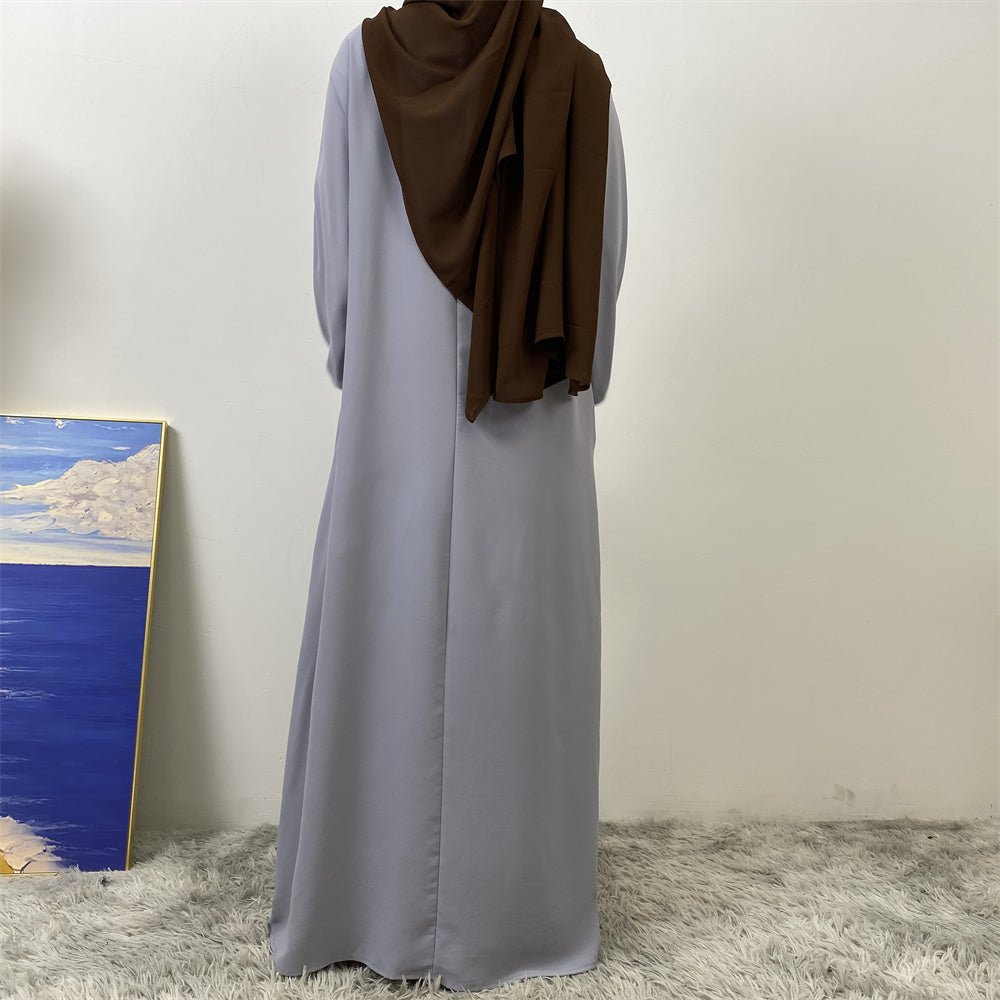 
                  
                    Lamya Simple Soft Abaya - Amaanah Modesty
                  
                