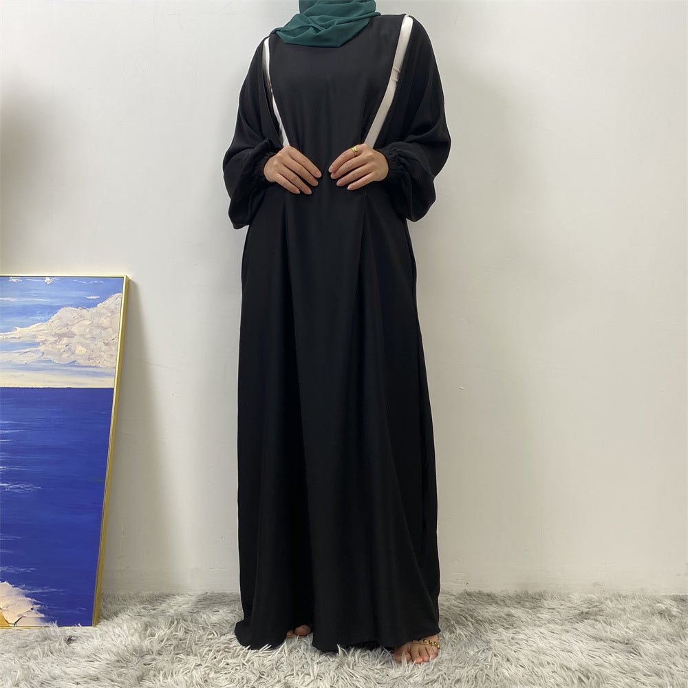 
                  
                    Lamya Simple Soft Abaya - Amaanah Modesty
                  
                