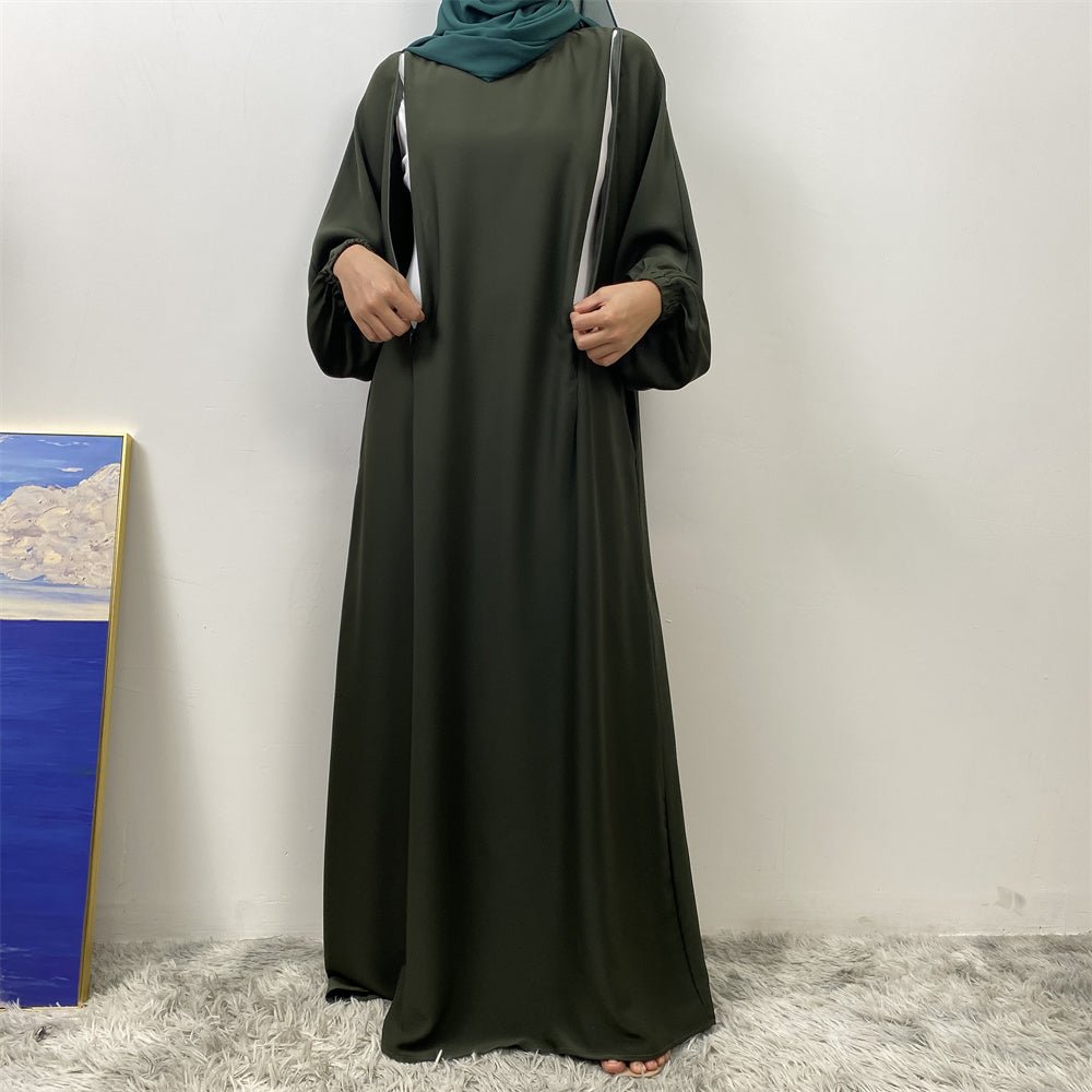 
                  
                    Lamya Simple Soft Abaya - Amaanah Modesty
                  
                