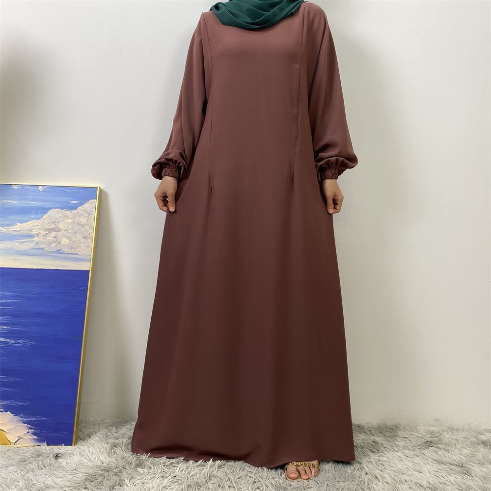 
                  
                    Lamya Simple Soft Abaya - Amaanah Modesty
                  
                
