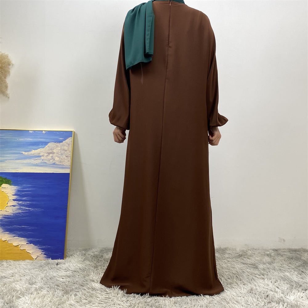 
                  
                    Lamya Simple Soft Abaya - Amaanah Modesty
                  
                