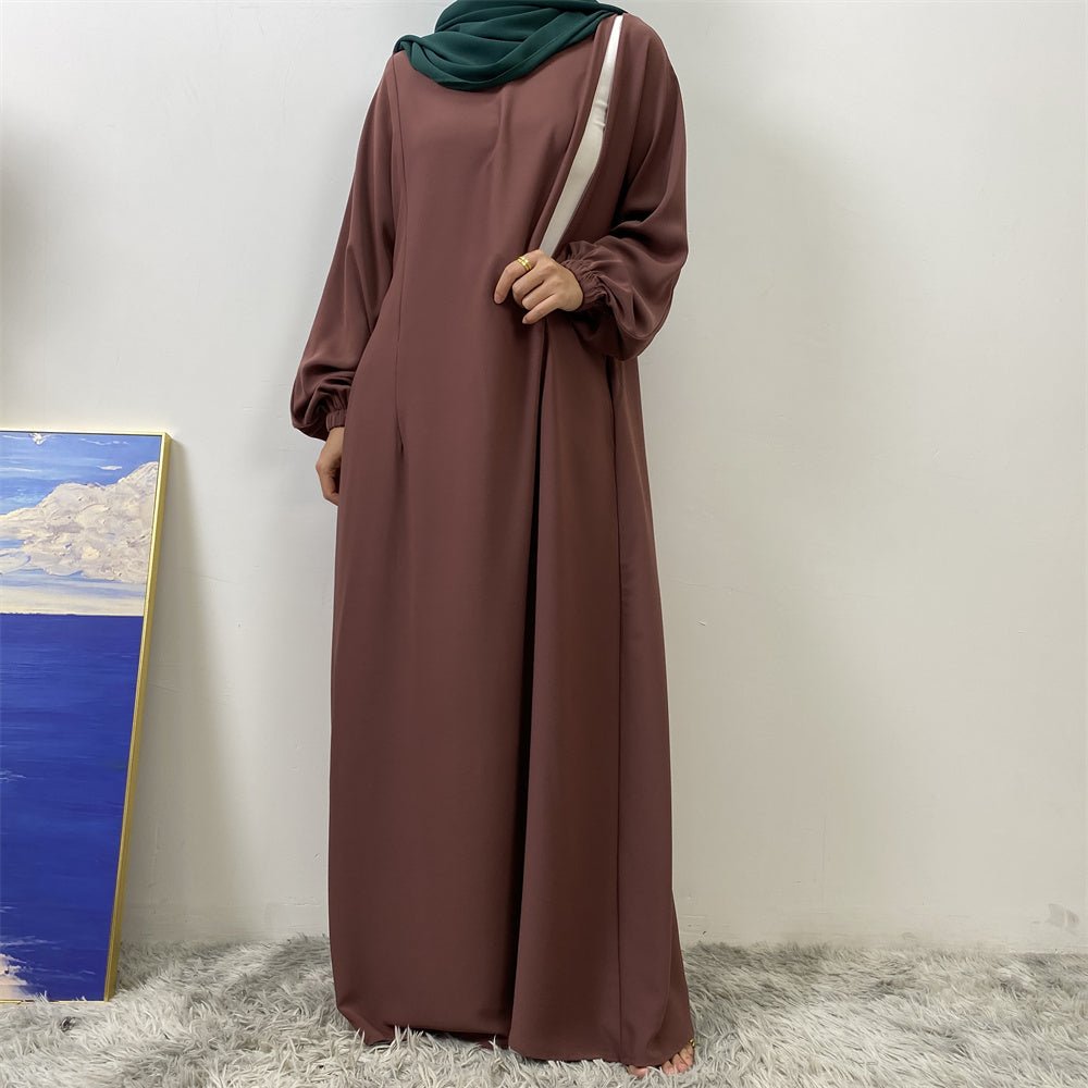
                  
                    Lamya Simple Soft Abaya - Amaanah Modesty
                  
                