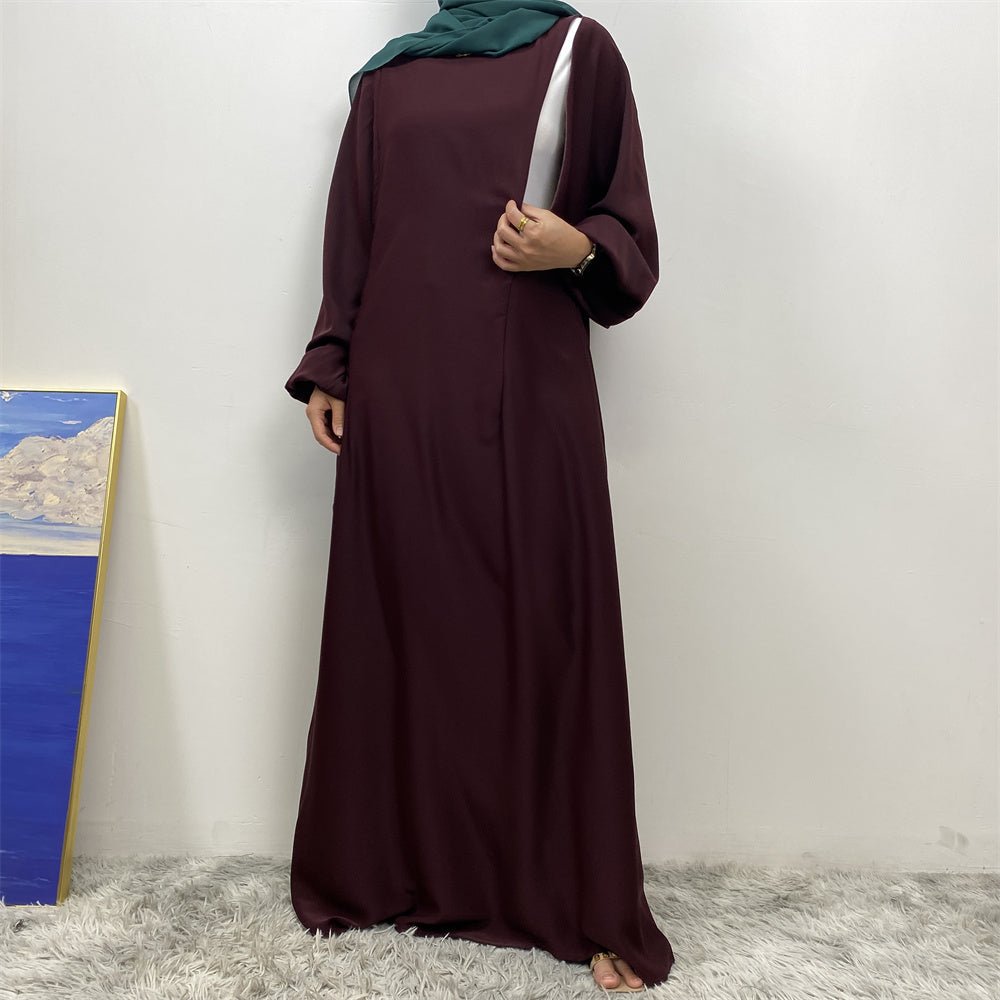 
                  
                    Lamya Simple Soft Abaya - Amaanah Modesty
                  
                