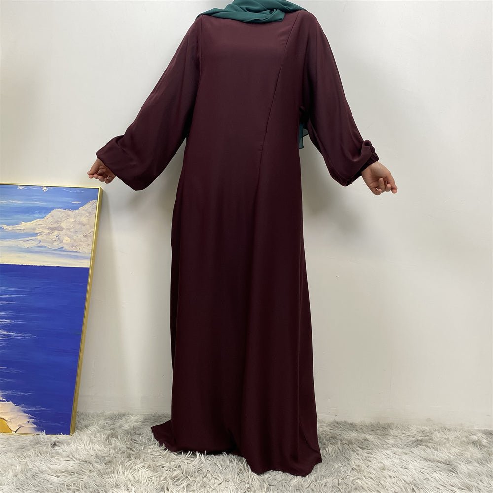 
                  
                    Lamya Simple Soft Abaya - Amaanah Modesty
                  
                