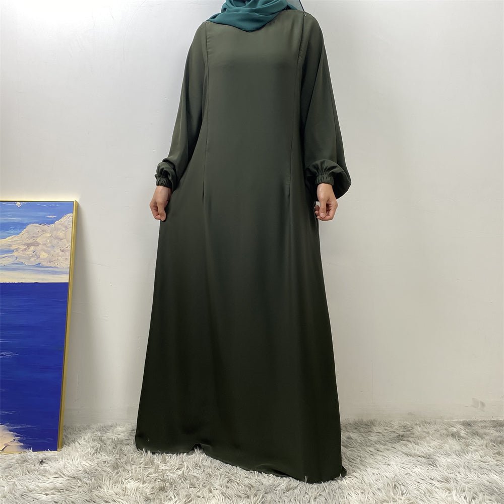 
                  
                    Lamya Simple Soft Abaya - Amaanah Modesty
                  
                