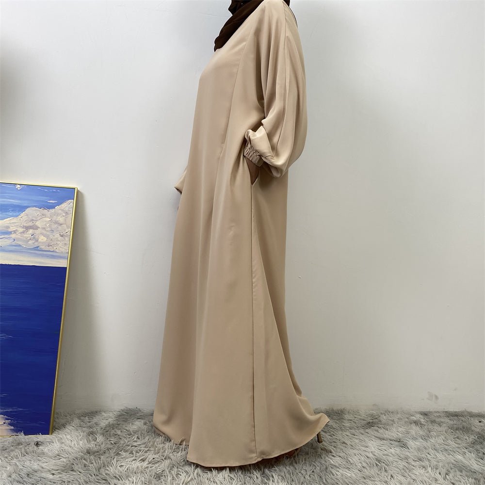 
                  
                    Lamya Simple Soft Abaya - Amaanah Modesty
                  
                