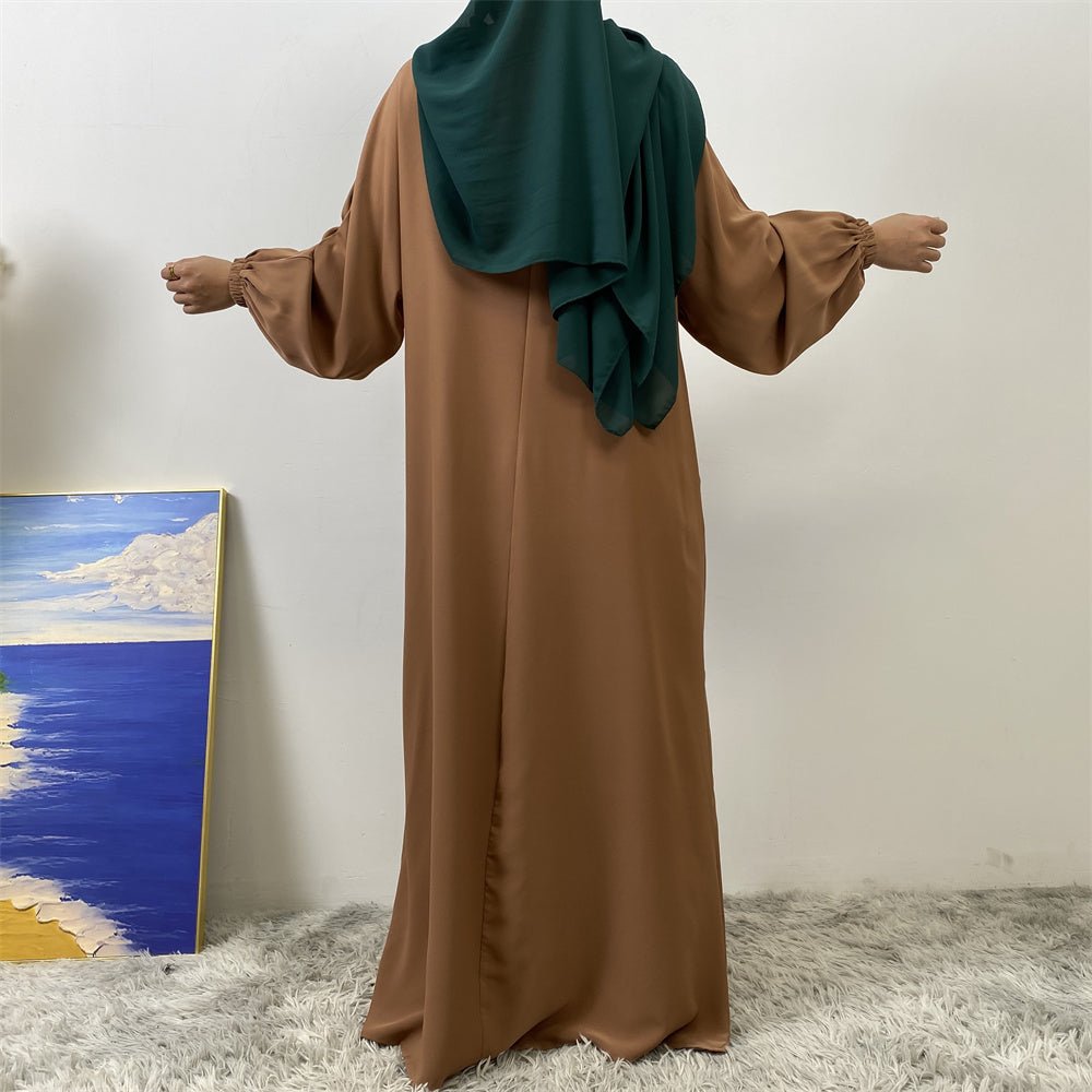 
                  
                    Lamya Simple Soft Abaya - Amaanah Modesty
                  
                