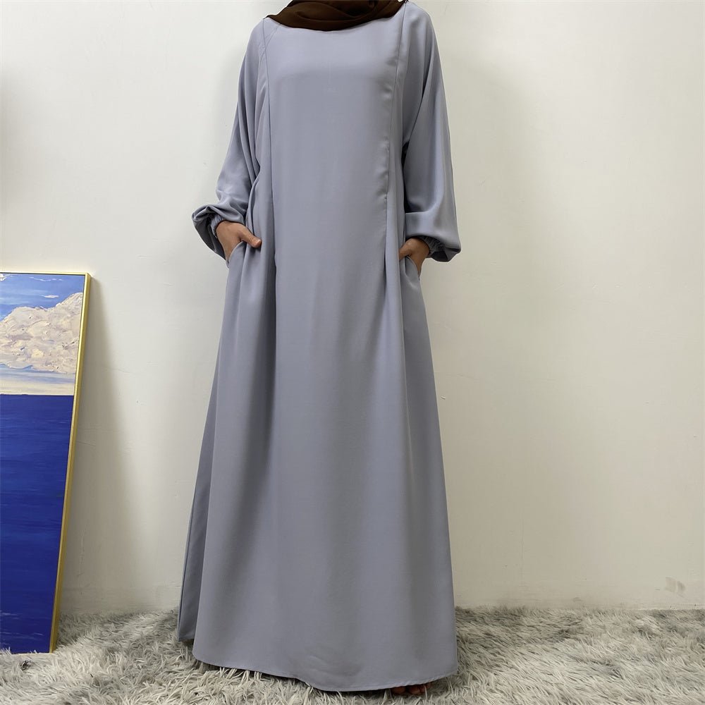 
                  
                    Lamya Simple Soft Abaya - Amaanah Modesty
                  
                