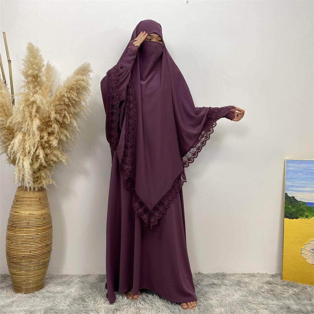 Nida Lace Khimar - Amaanah Modesty