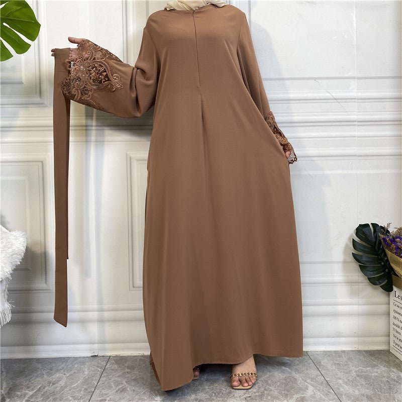 
                  
                    Nida Lace Kimono Abaya - Amaanah Modesty
                  
                