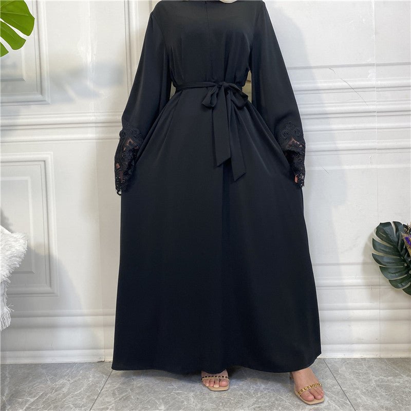 
                  
                    Nida Lace Kimono Abaya - Amaanah Modesty
                  
                