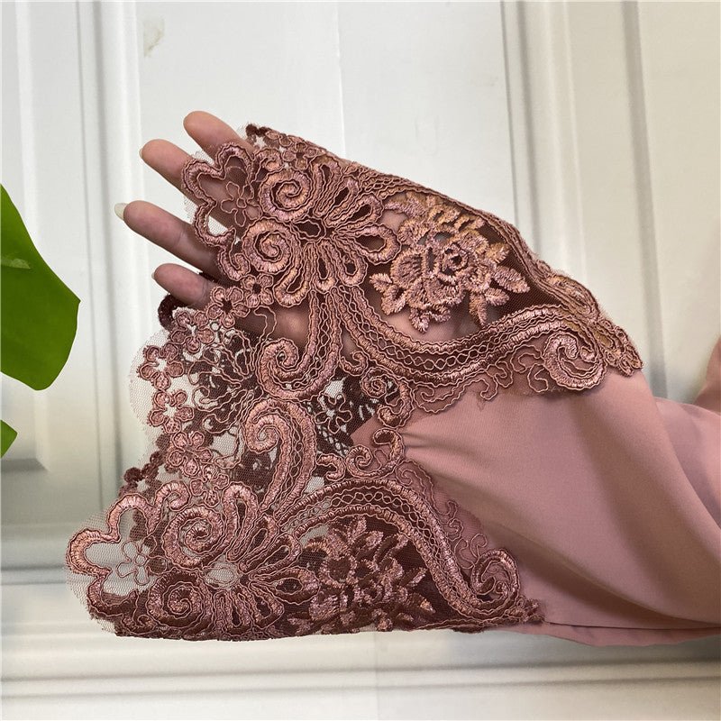 
                  
                    Nida Lace Kimono Abaya - Amaanah Modesty
                  
                