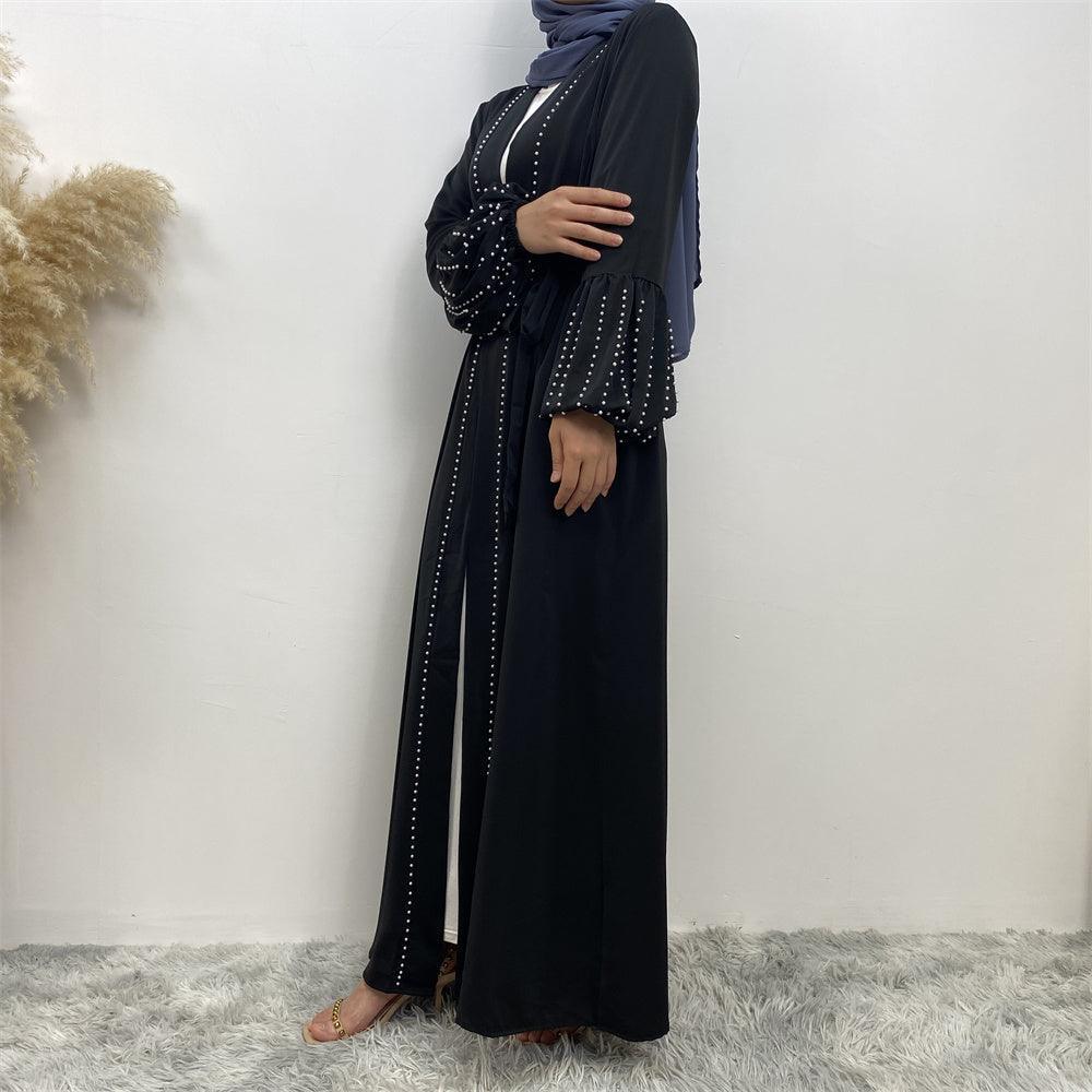 
                  
                    Pearls Luxe Nida Open Abaya - Amaanah Modesty
                  
                