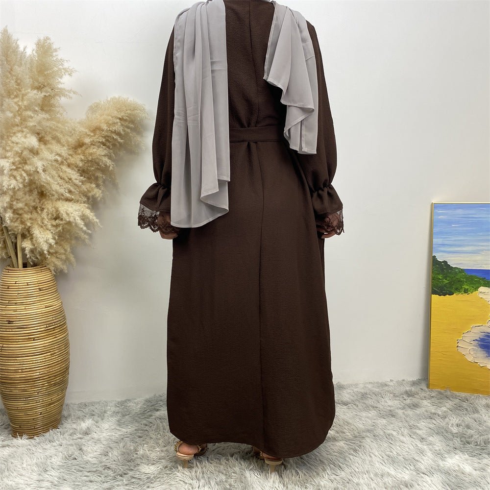 
                  
                    Safa Lace Abaya - Amaanah Modesty
                  
                