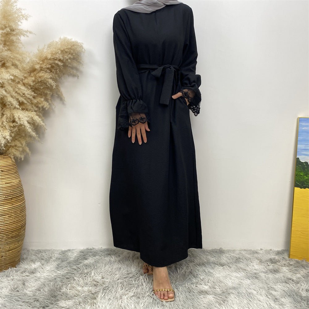 
                  
                    Safa Lace Abaya - Amaanah Modesty
                  
                