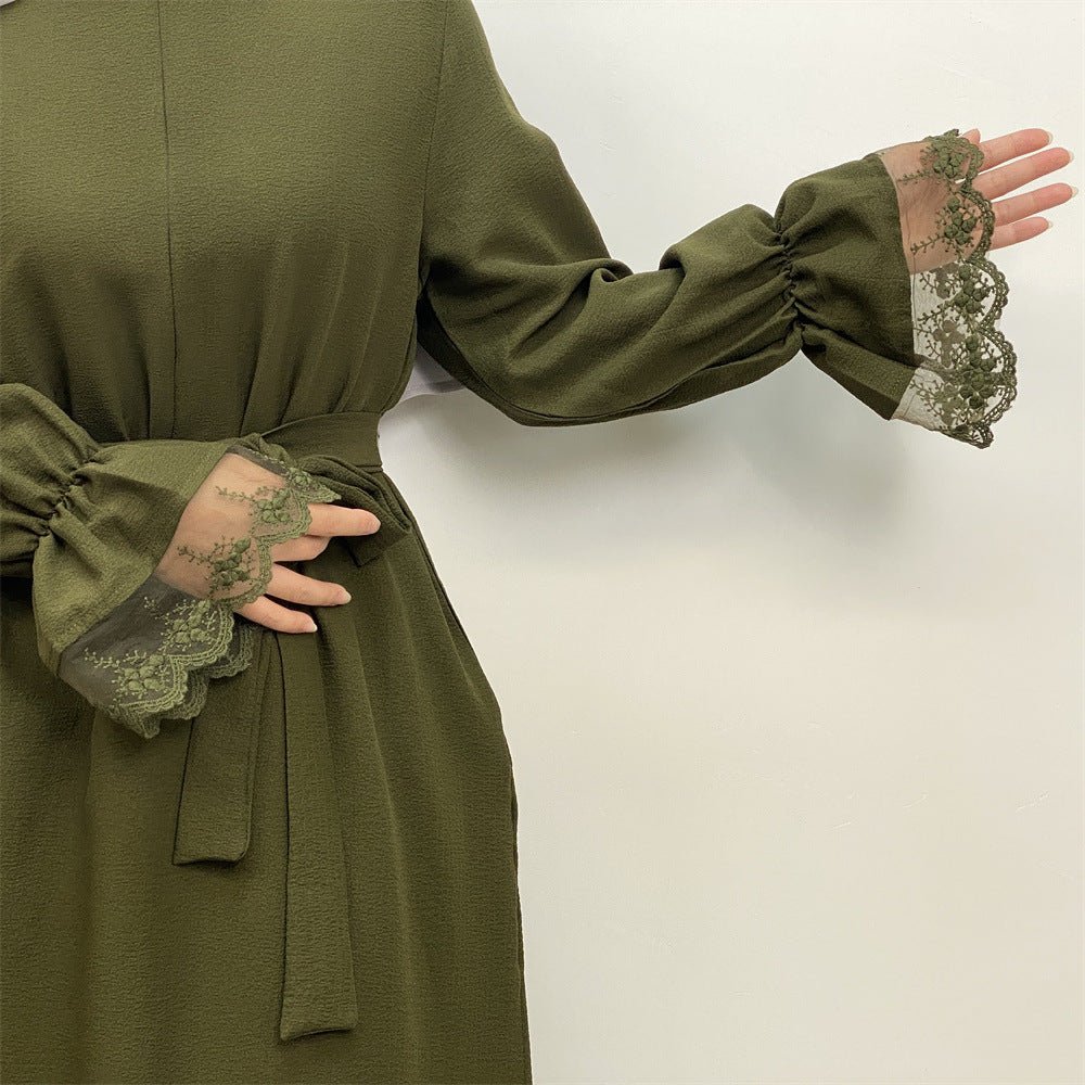 
                  
                    Safa Lace Abaya - Amaanah Modesty
                  
                