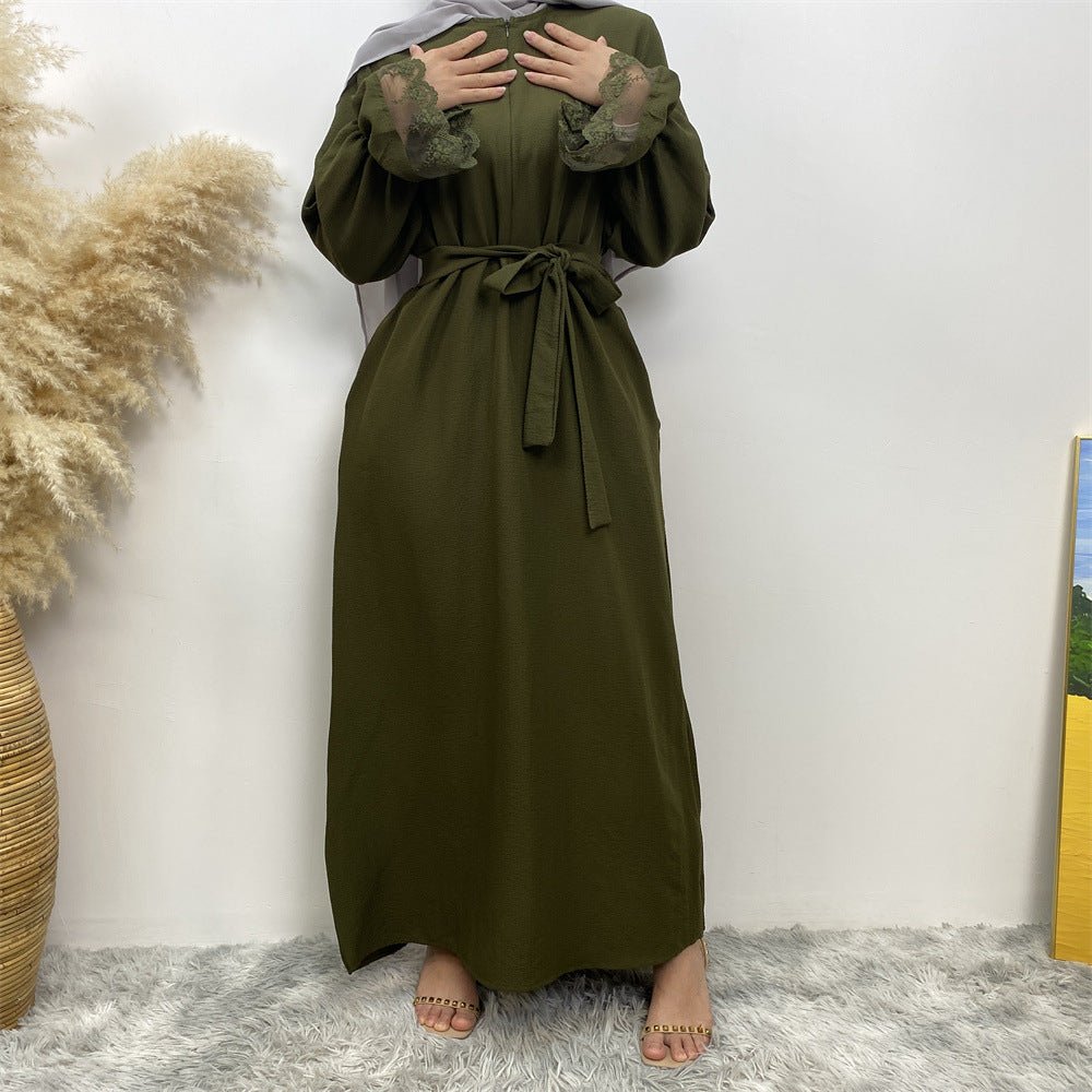 Safa Lace Abaya - Amaanah Modesty