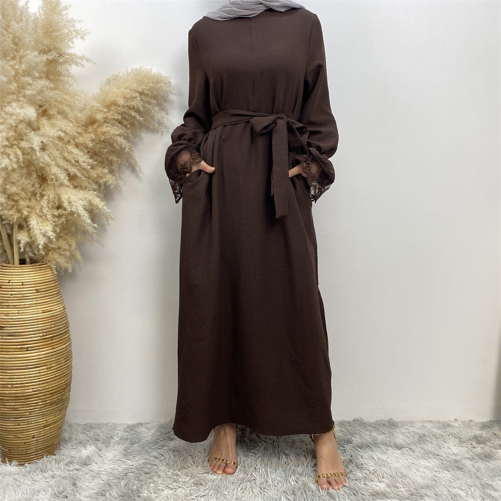 
                  
                    Safa Lace Abaya - Amaanah Modesty
                  
                