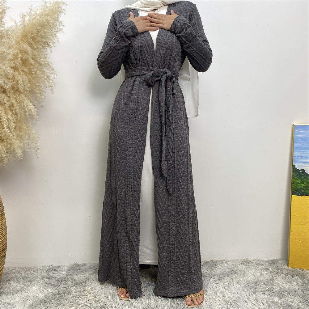 
                  
                    Sakina Knitt Open Abaya - Amaanah Modesty
                  
                