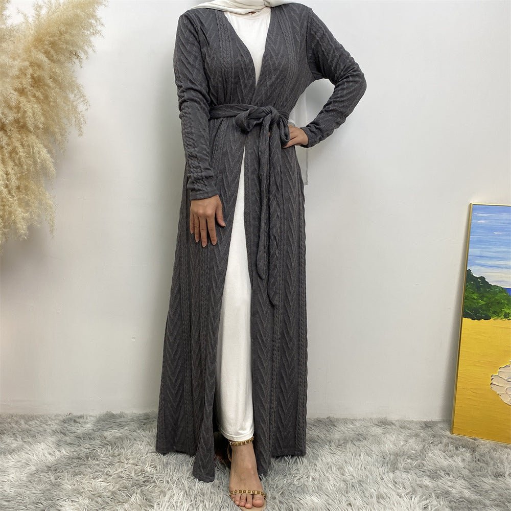 
                  
                    Sakina Knitt Open Abaya - Amaanah Modesty
                  
                