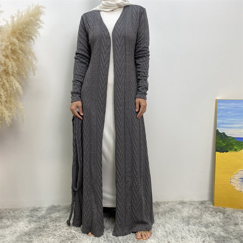
                  
                    Sakina Knitt Open Abaya - Amaanah Modesty
                  
                