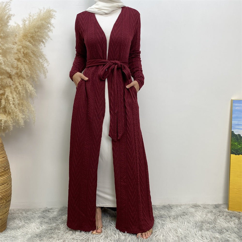 
                  
                    Sakina Knitt Open Abaya - Amaanah Modesty
                  
                