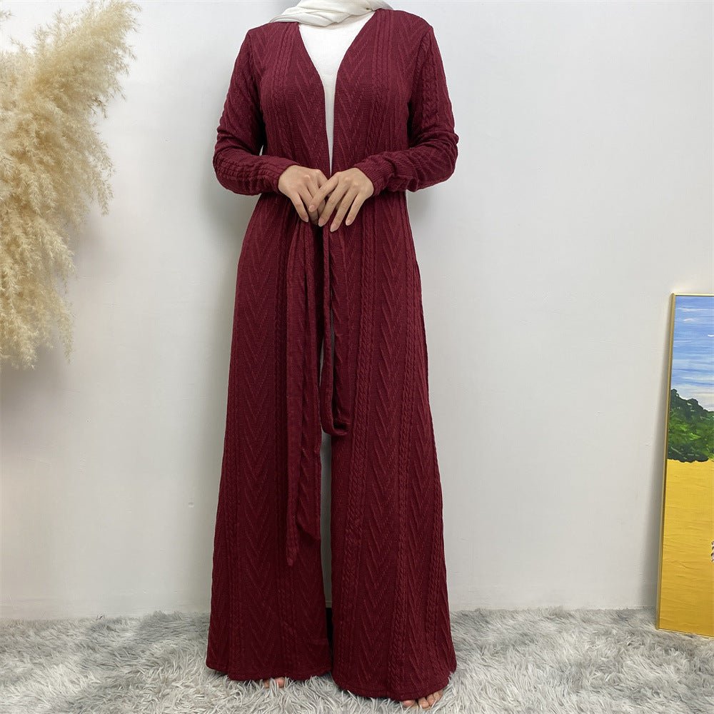 
                  
                    Sakina Knitt Open Abaya - Amaanah Modesty
                  
                