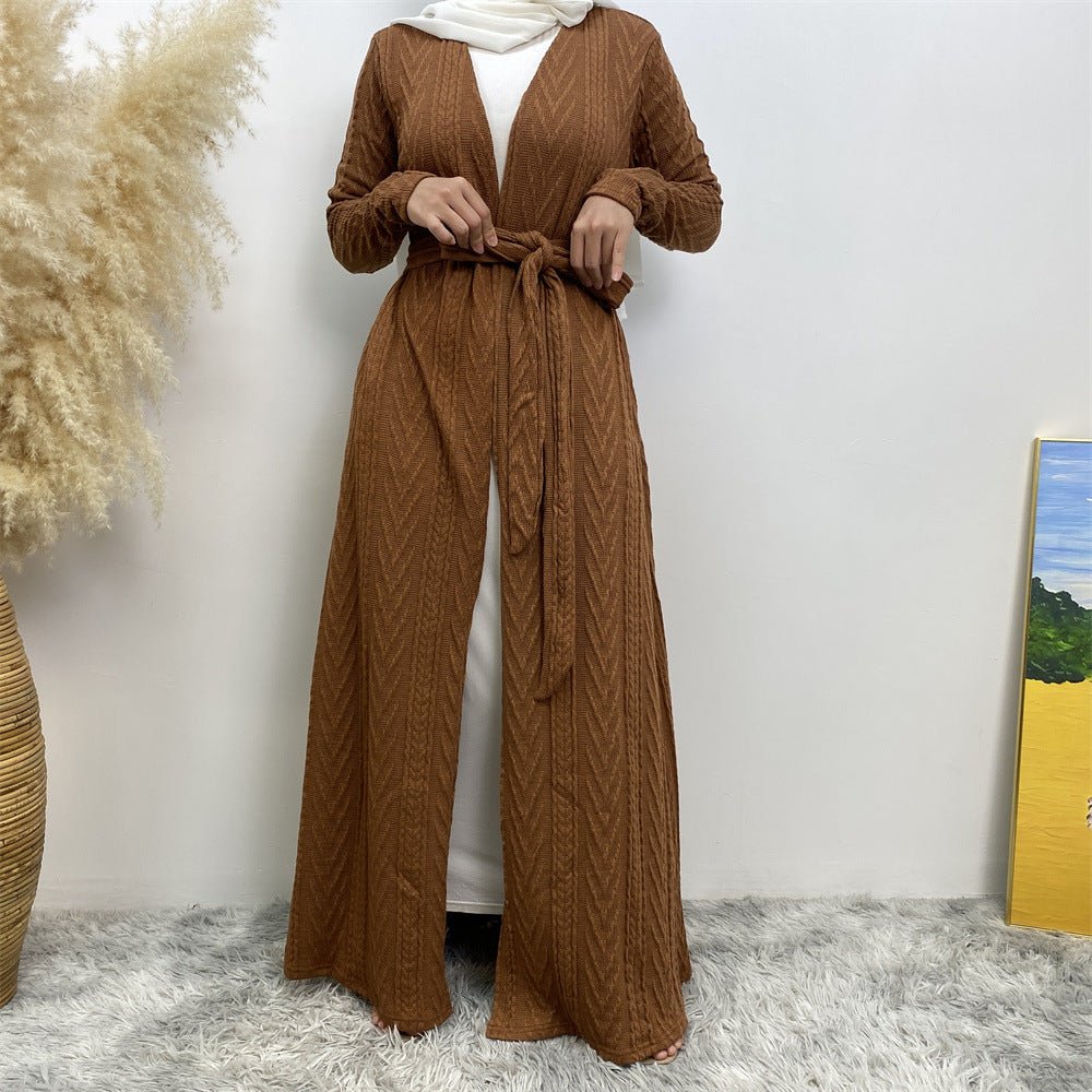 
                  
                    Sakina Knitt Open Abaya - Amaanah Modesty
                  
                
