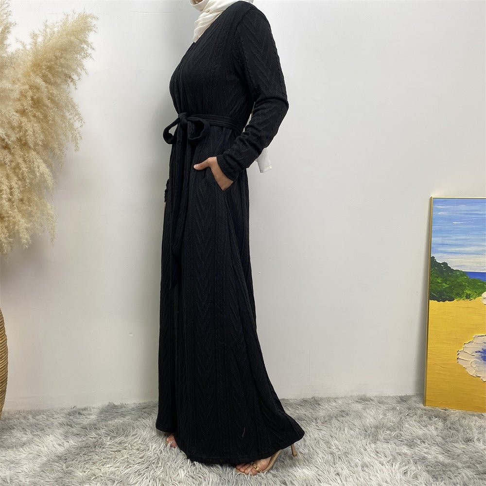 
                  
                    Sakina Knitt Open Abaya - Amaanah Modesty
                  
                