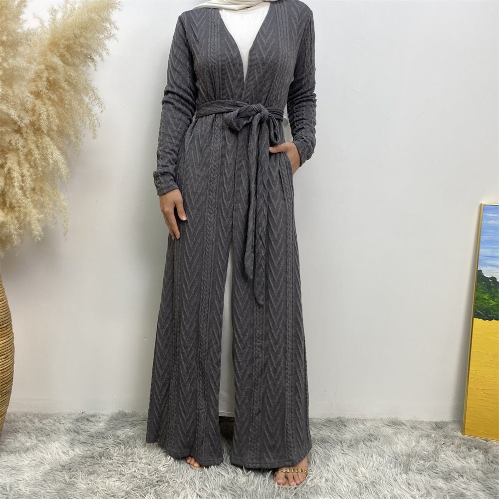 
                  
                    Sakina Knitt Open Abaya - Amaanah Modesty
                  
                