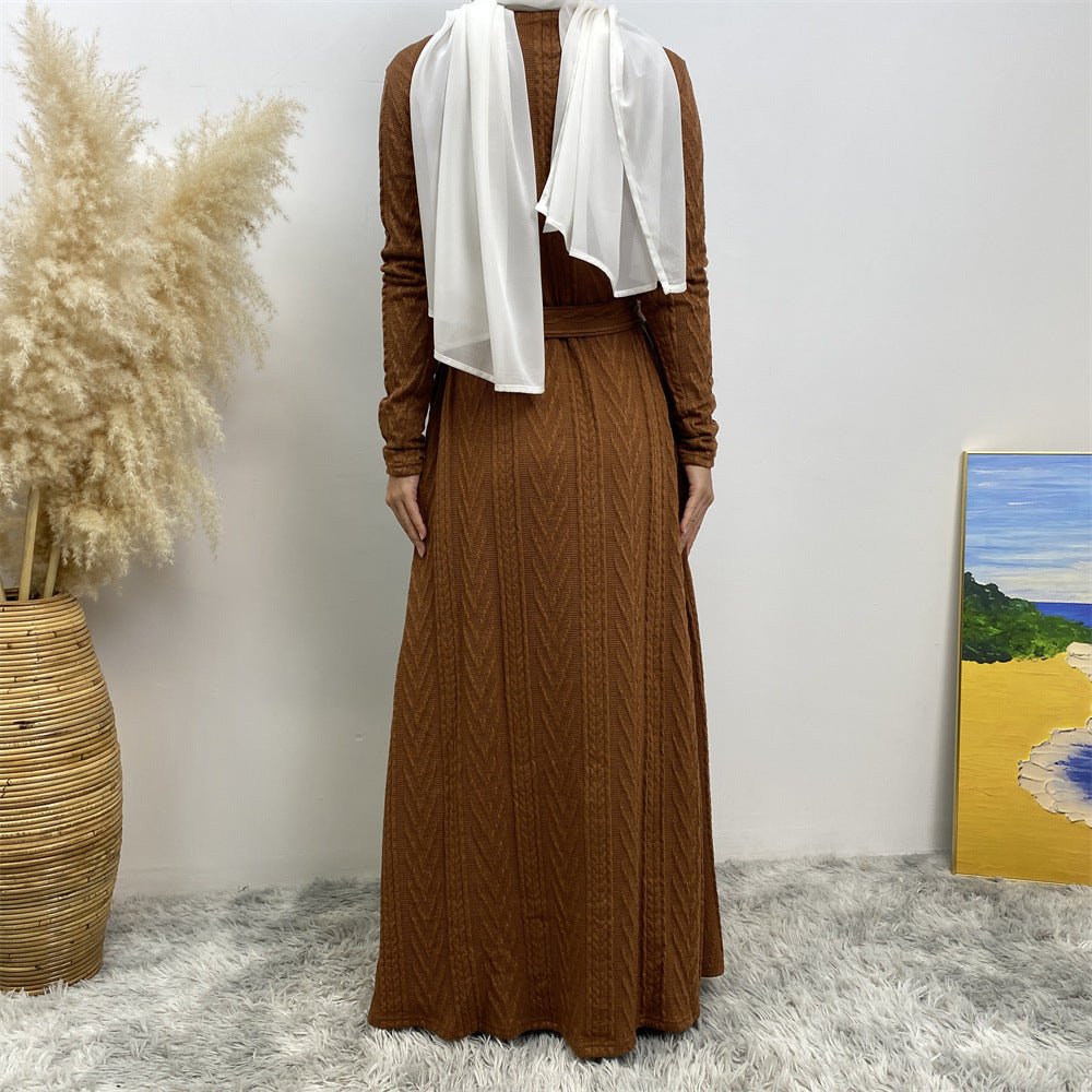 
                  
                    Sakina Knitt Open Abaya - Amaanah Modesty
                  
                