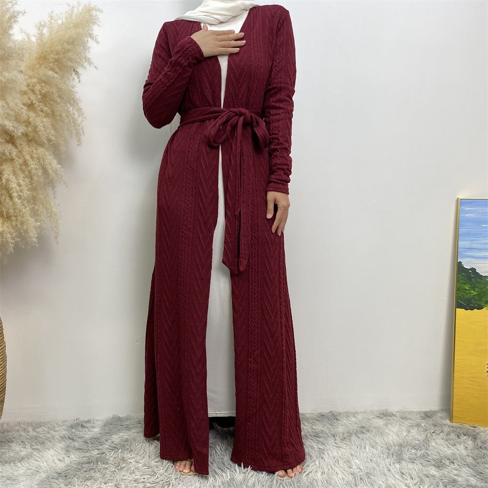 
                  
                    Sakina Knitt Open Abaya - Amaanah Modesty
                  
                