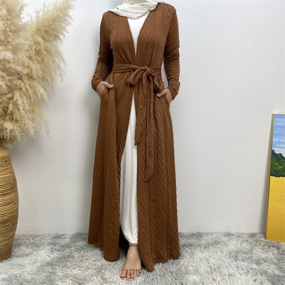 
                  
                    Sakina Knitt Open Abaya - Amaanah Modesty
                  
                