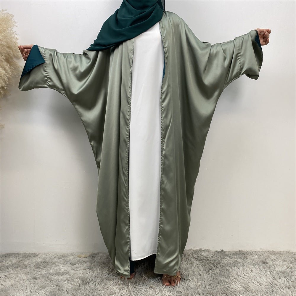 Satin Reversible Open Jilbab - Amaanah Modesty