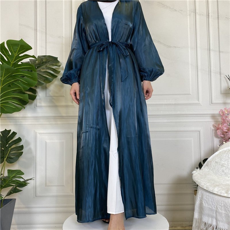 
                  
                    Shiny Silk Open Abaya - Amaanah Modesty
                  
                