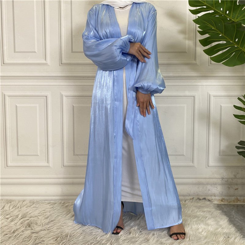 
                  
                    Shiny Silk Open Abaya - Amaanah Modesty
                  
                