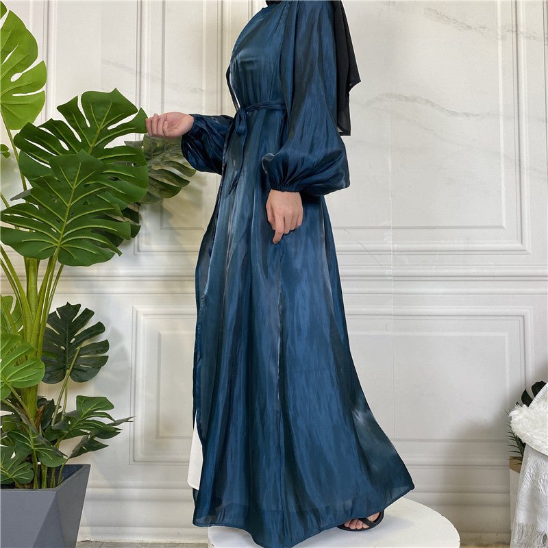 
                  
                    Shiny Silk Open Abaya - Amaanah Modesty
                  
                